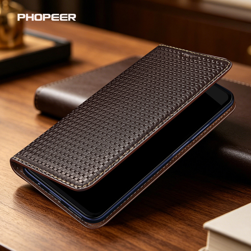 Luxury Bags Eu - Étui de téléphone en cuir luxueux