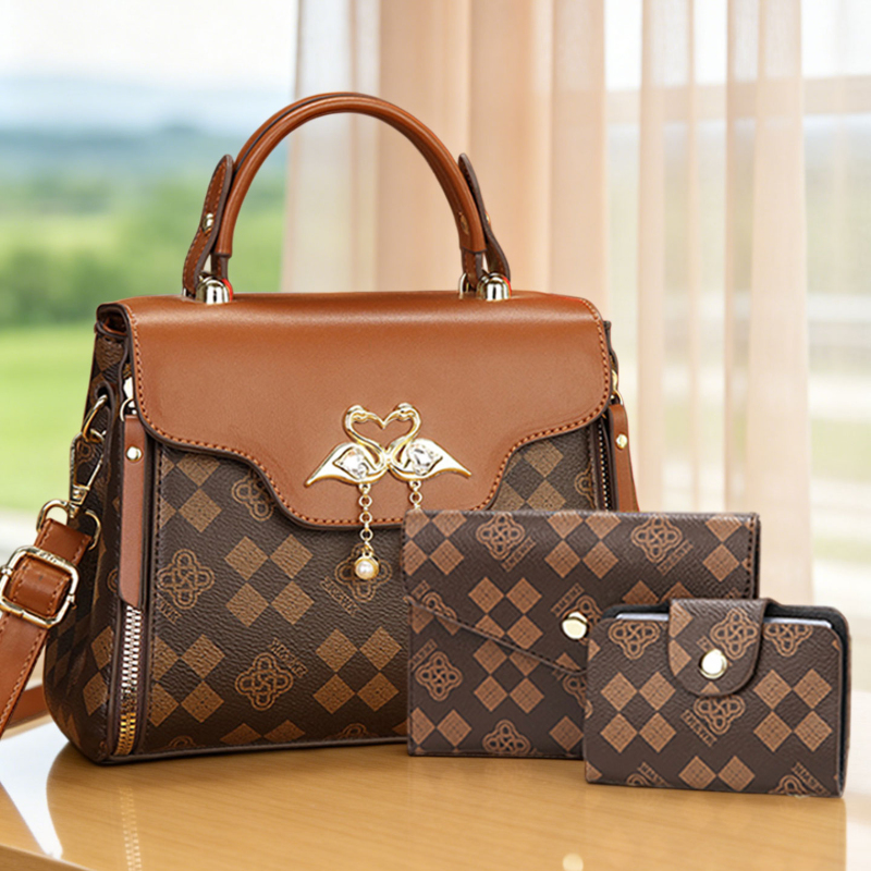 Luxury Bags - Ensemble de 3 sacs pour femme,