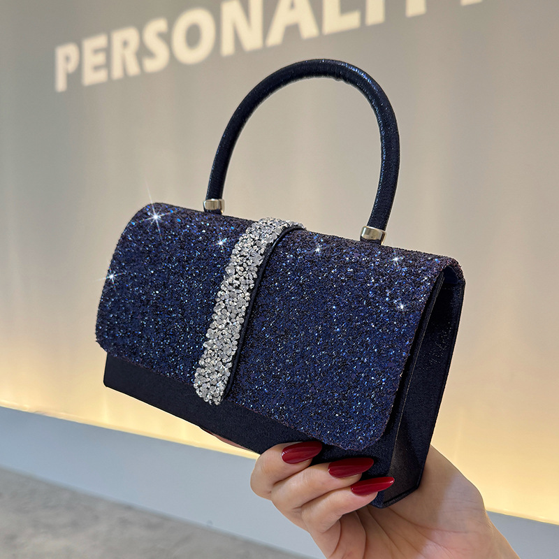 Sac de soirée luxueux brillant - Luxury Bags Blue avis et prix